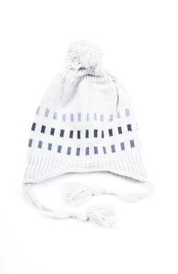 کلاه راه راه و شال بافت