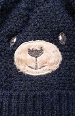 کلاه خرسی و شال بافت