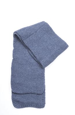 کلاه راه راه دو رنگ و شال بافت