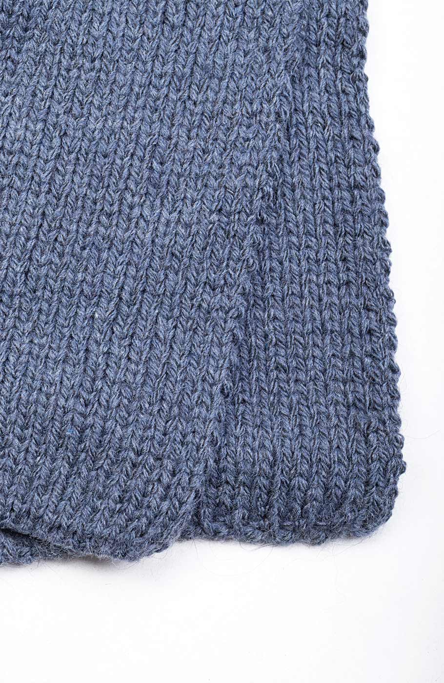 کلاه راه راه دو رنگ و شال بافت