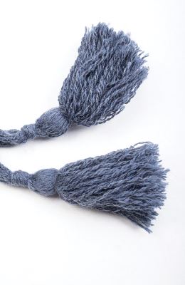 کلاه راه راه دو رنگ و شال بافت