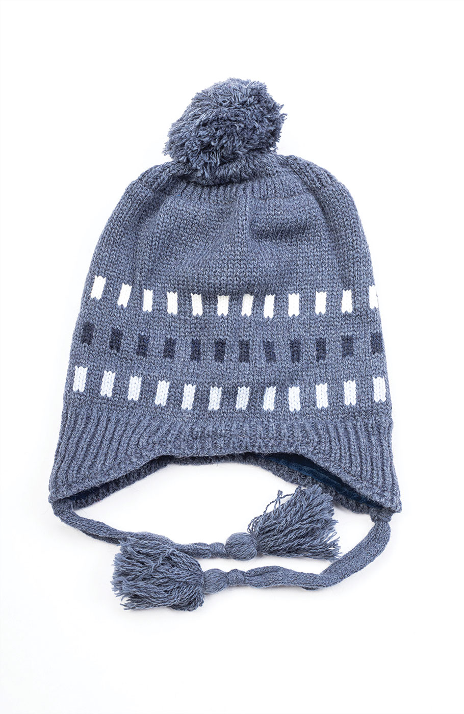 کلاه راه راه و شال بافت