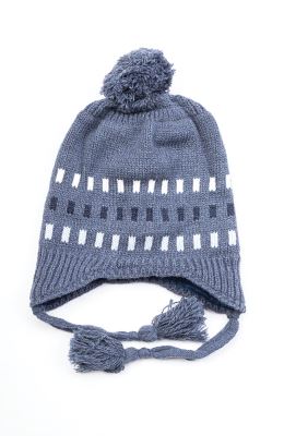 کلاه راه راه و شال بافت