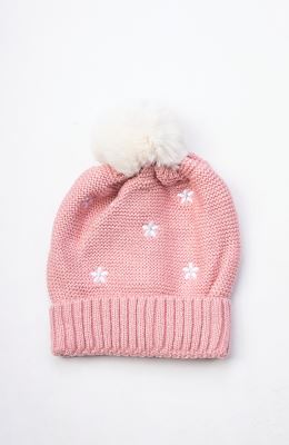 کلاه گلدوزی گلدار و شال بافت