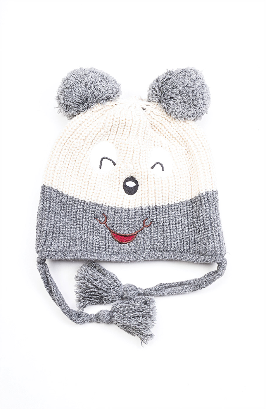 کلاه خرسی دو رنگ و شال بفت