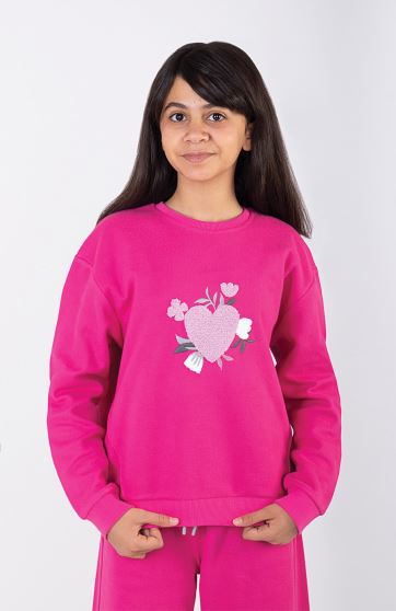 تیشرت آستین بلند پلار مخملی ( ست با کد10762)