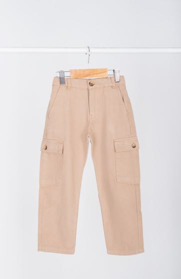 شلوار کتان جیب دار