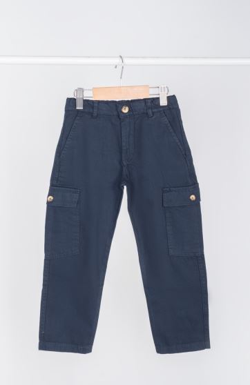 شلوار کتان جیب دار