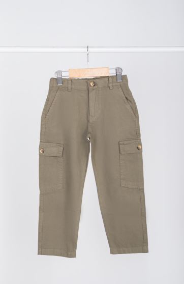 شلوار کتان جیب دار