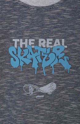 تیشرت آستین بلند دورس افکت دار (ست با کد 11443)