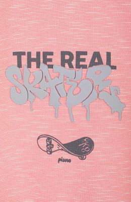 تیشرت آستین بلند دورس افکت دار (ست با کد 11443)