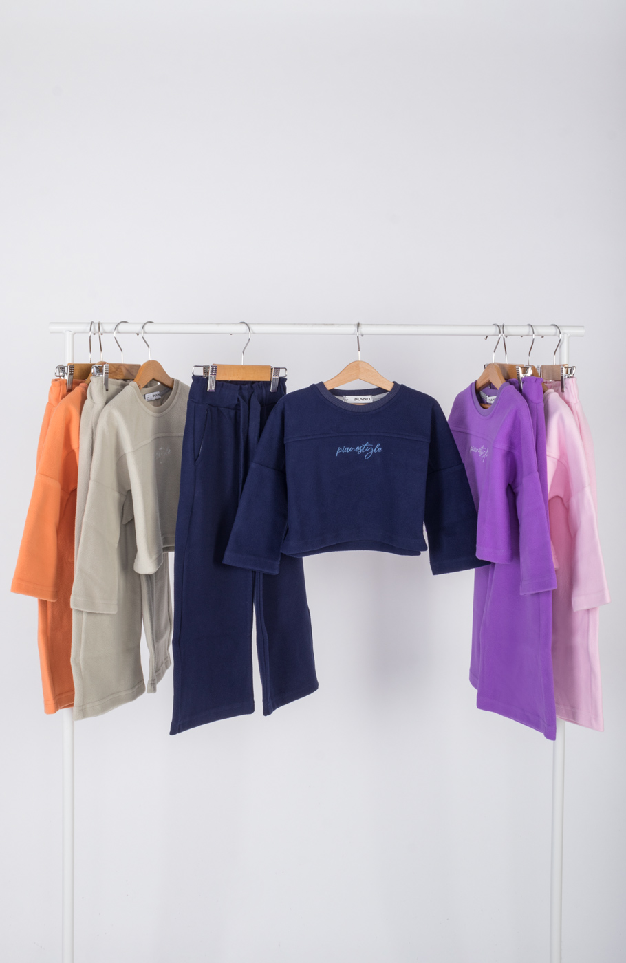 تیشرت آستین بلند پلار مخملی (ست با کد 10764)