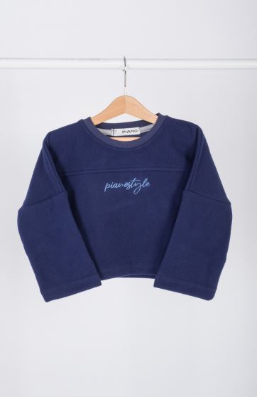 تیشرت آستین بلند پلار مخملی (ست با کد 10764)