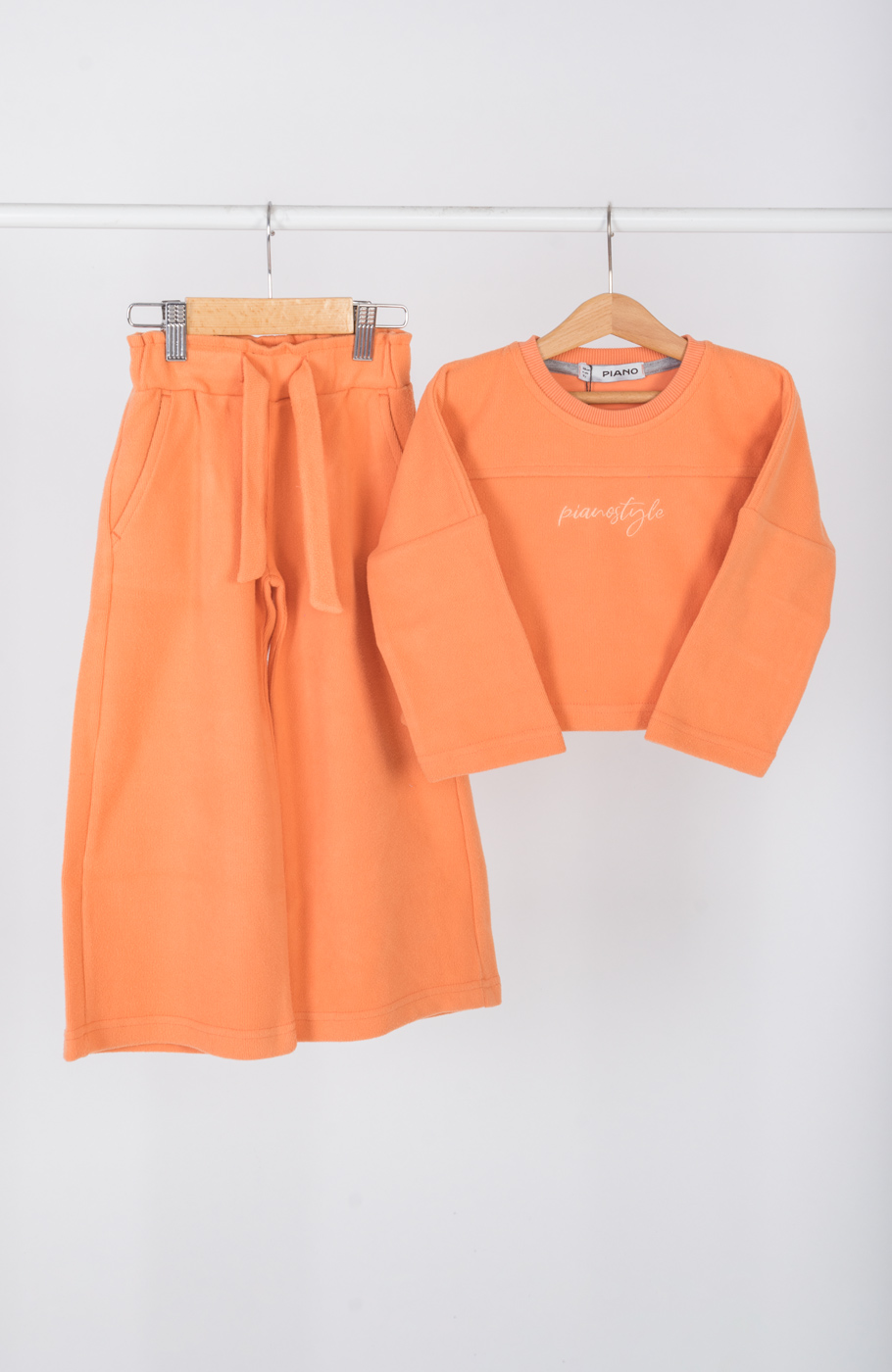 تیشرت آستین بلند پلار مخملی (ست با کد 10764)