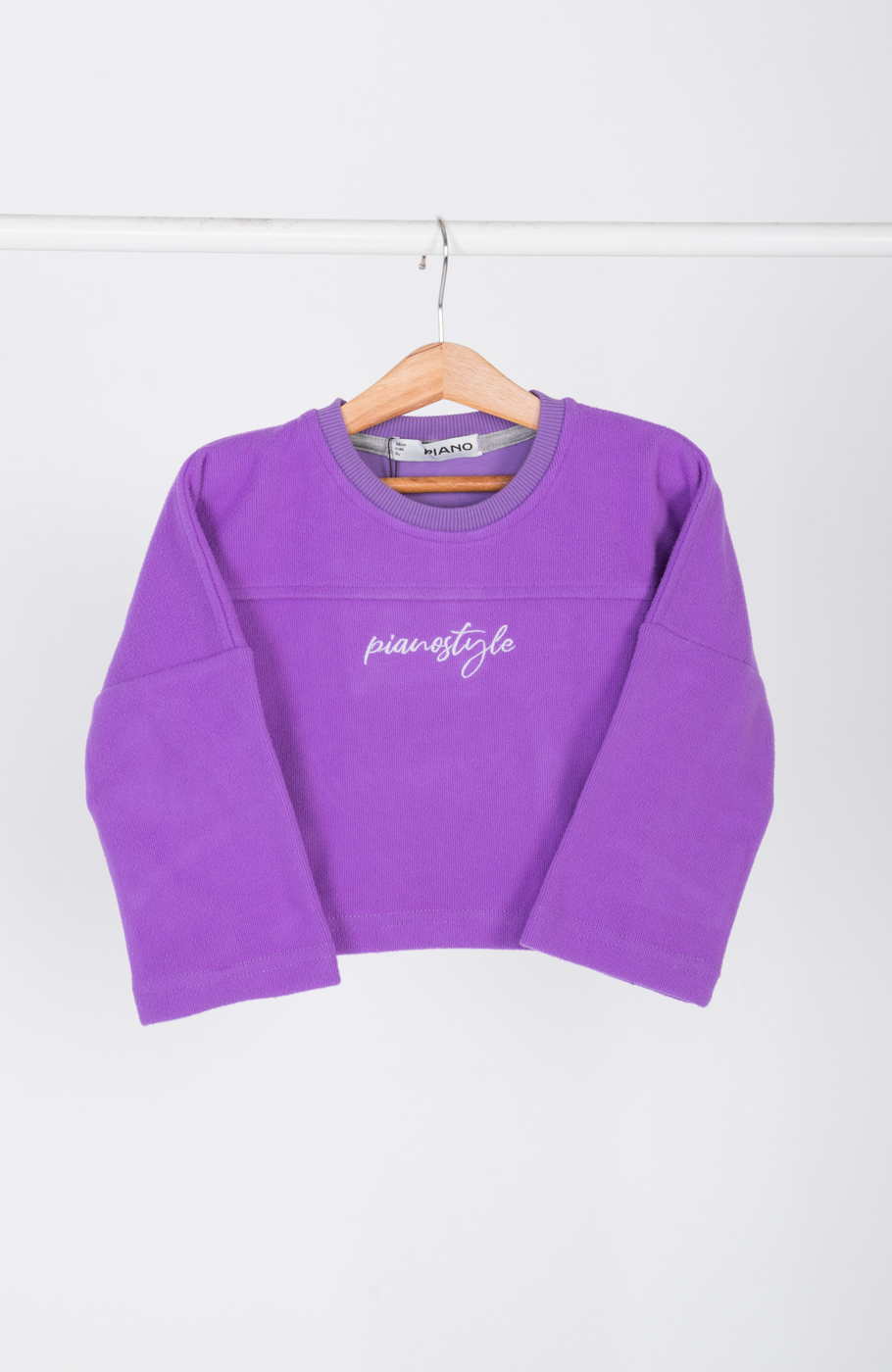 تیشرت آستین بلند پلار مخملی (ست با کد 10764)