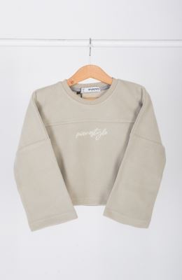 تیشرت آستین بلند پلار مخملی (ست با کد 10764)