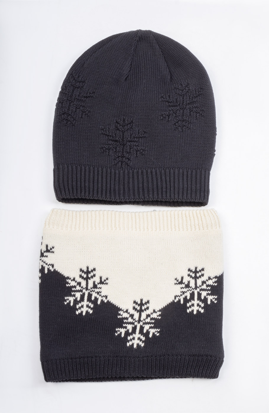 کلا و رینگ بافت با طرح دانه برف