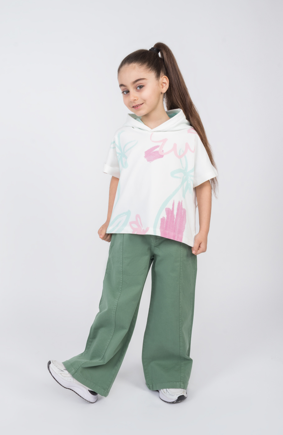 هودی آستین کوتاه دورس دو نخ