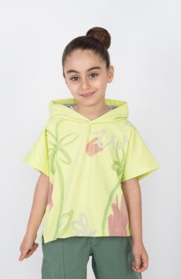 هودی آستین کوتاه دورس دو نخ