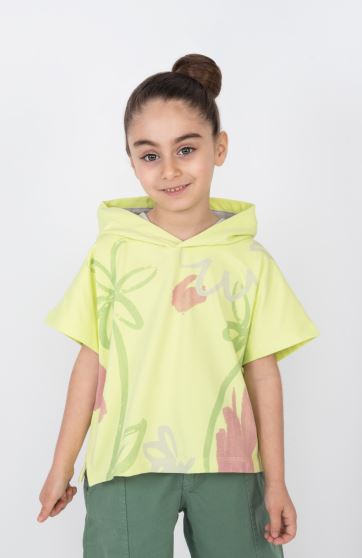 هودی آستین کوتاه دورس دو نخ