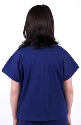 تیشرت پنبه لایکرا سوزن خالی (ست با کد 10790)