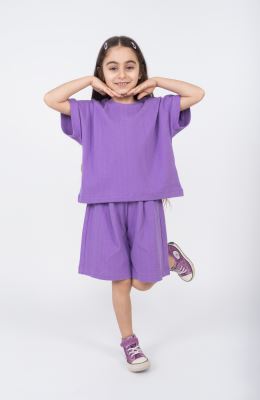 شلوارک ژاکارد طرح گندمی (ست با کد 10791)