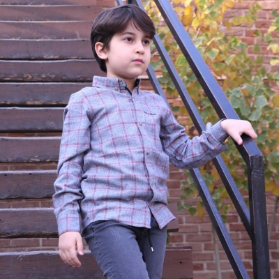 شومیز چهارخانه پسرانه