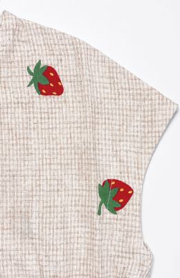 بلوز آستین کوتاه ساده بافت چهار خونه