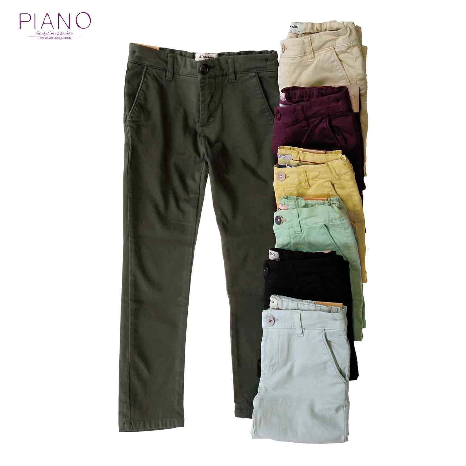 شلوار کتان رنگی