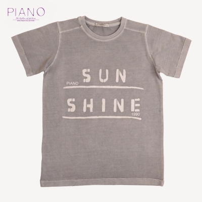 تیشرت یقه گرد سنگ شور